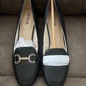 NEW BEAUTIFUL LIFE STRIDE BLACK SHOES SZ 10